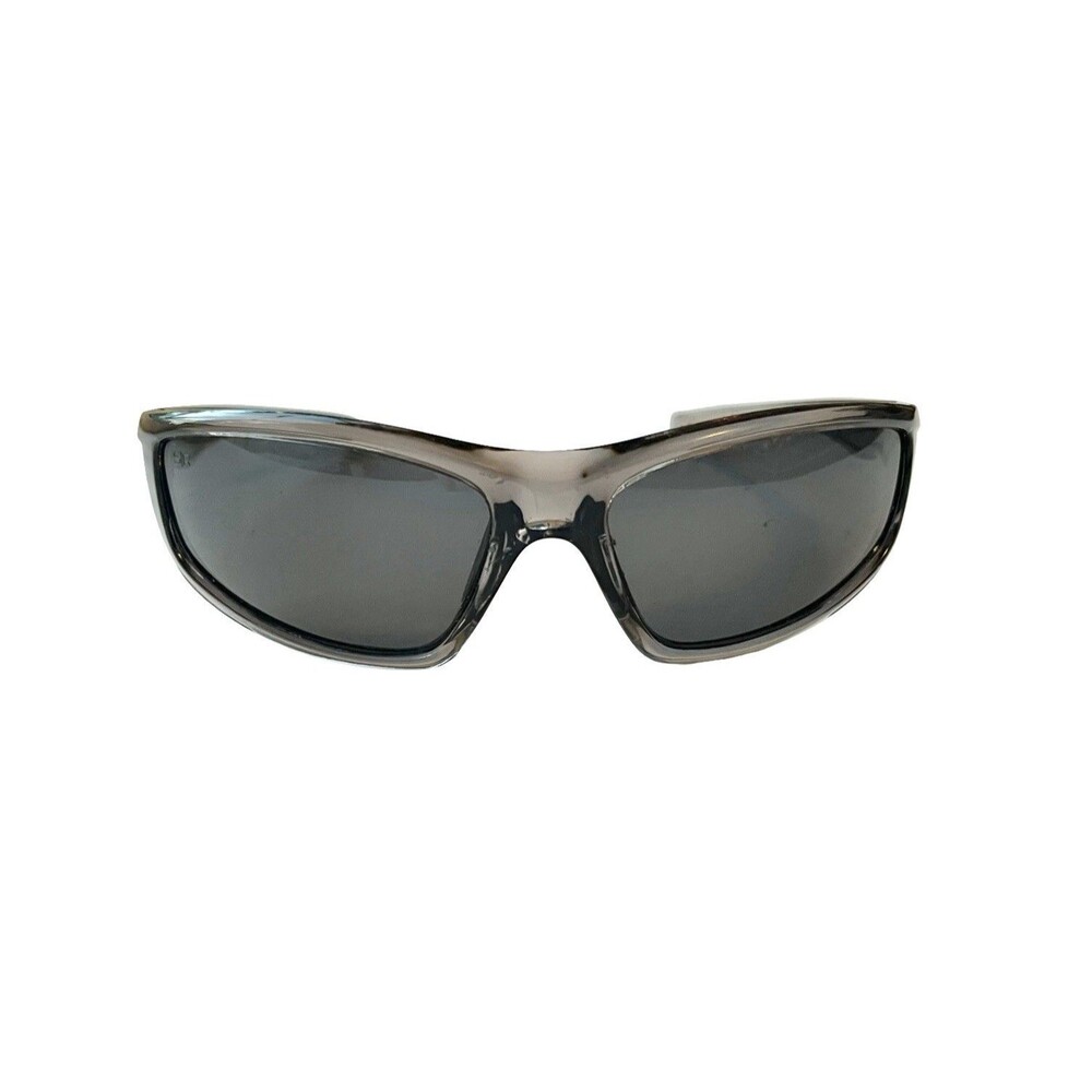 Shady Rays Wraparound Sunglasses Smoke Gray Black Sport Fishing Running Cycling